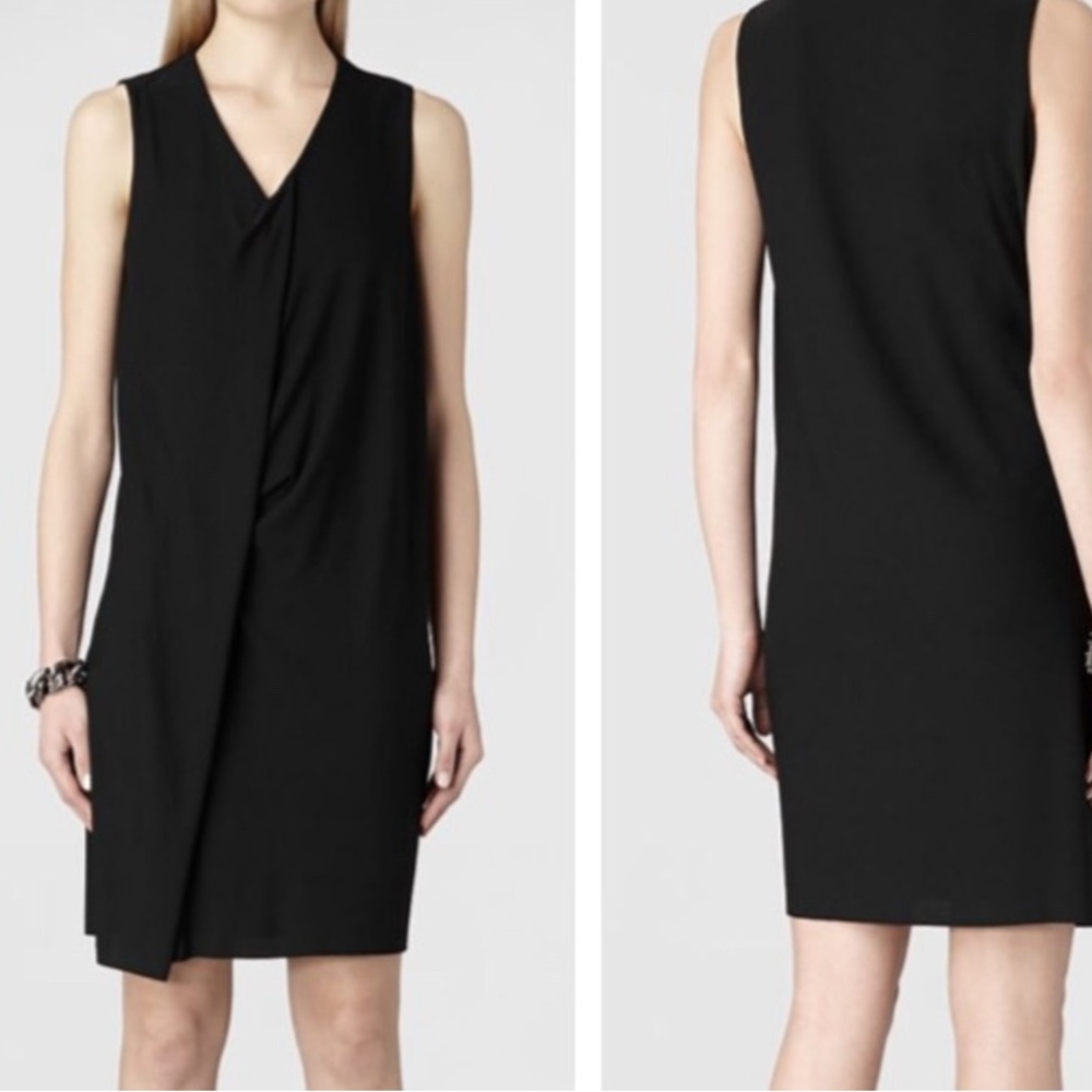 All Saints Black Adela Dress Size 2US